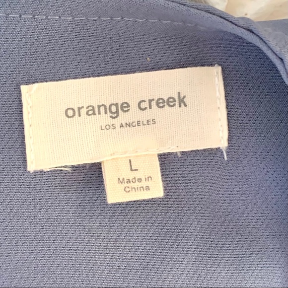 Orange Creek Blue Overall Women’s Dress - Picture 4 of 6